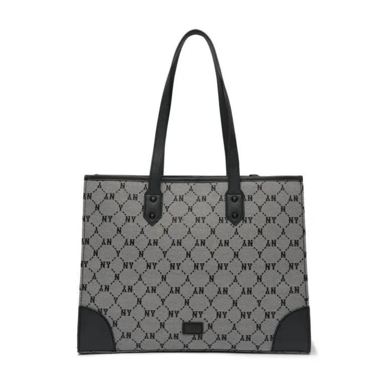 Túi MLB Monogram New York Yankees Black 3AORL021N-50GRS - Ảnh 4