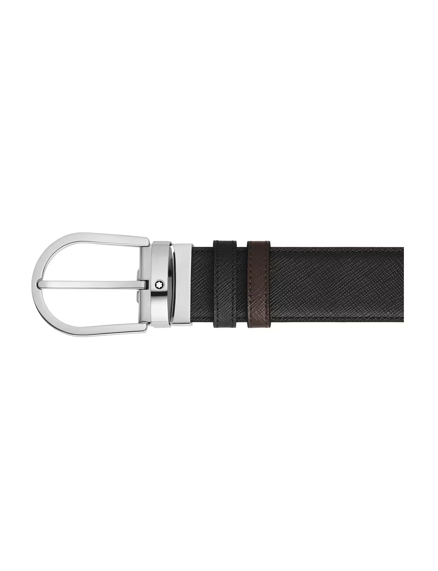 Alternative view of Thắt Lưng MontBlanc Sartorial Horseshoe Leather 'Black' MB222145
