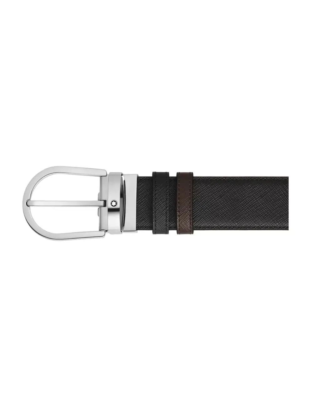 Alternative view of Thắt Lưng MontBlanc Sartorial Horseshoe Leather 'Black' MB222145
