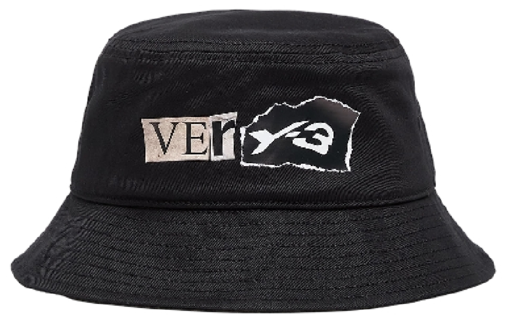 Mũ Adidas Y-3 Graphic Bucket Hat 'Black' KD0180