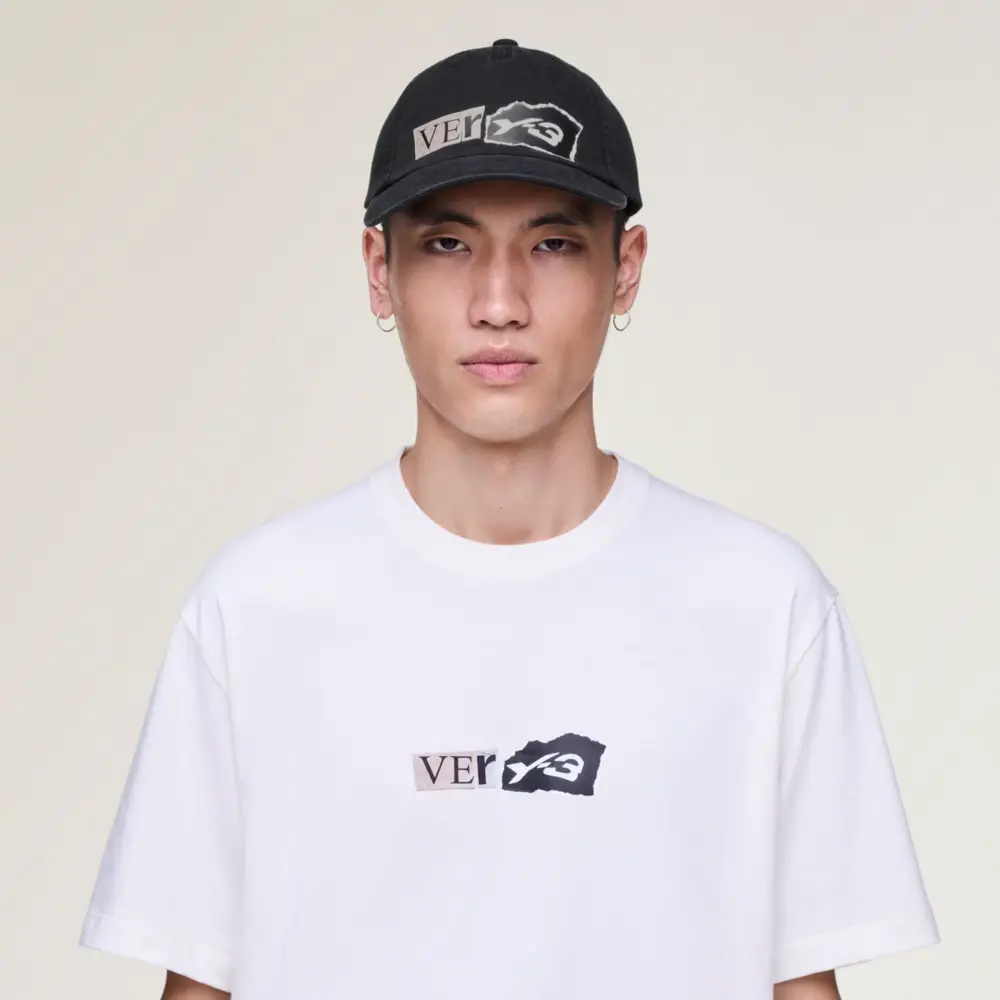 Mũ Adidas Y-3 Graphic Dad Cap 'Black' KD0179 - Ảnh 4