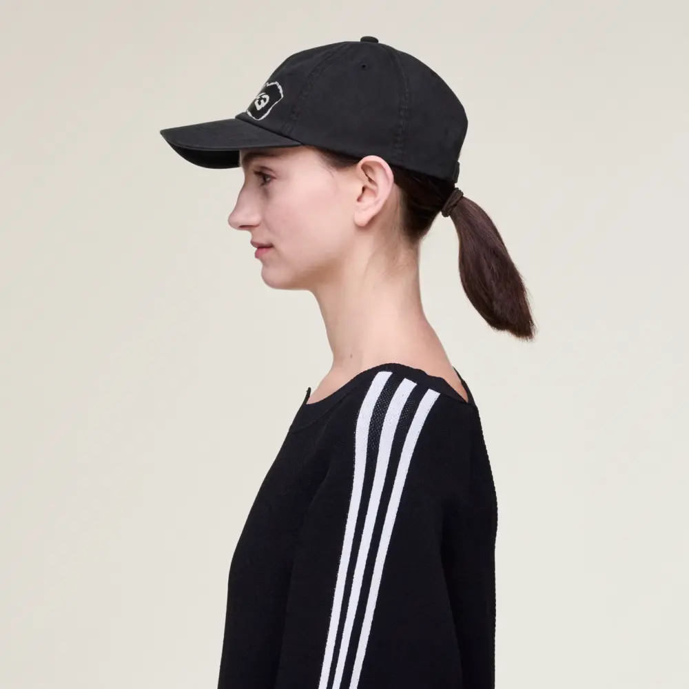Mũ Adidas Y-3 Graphic Dad Cap 'Black' KD0179 - Ảnh 5