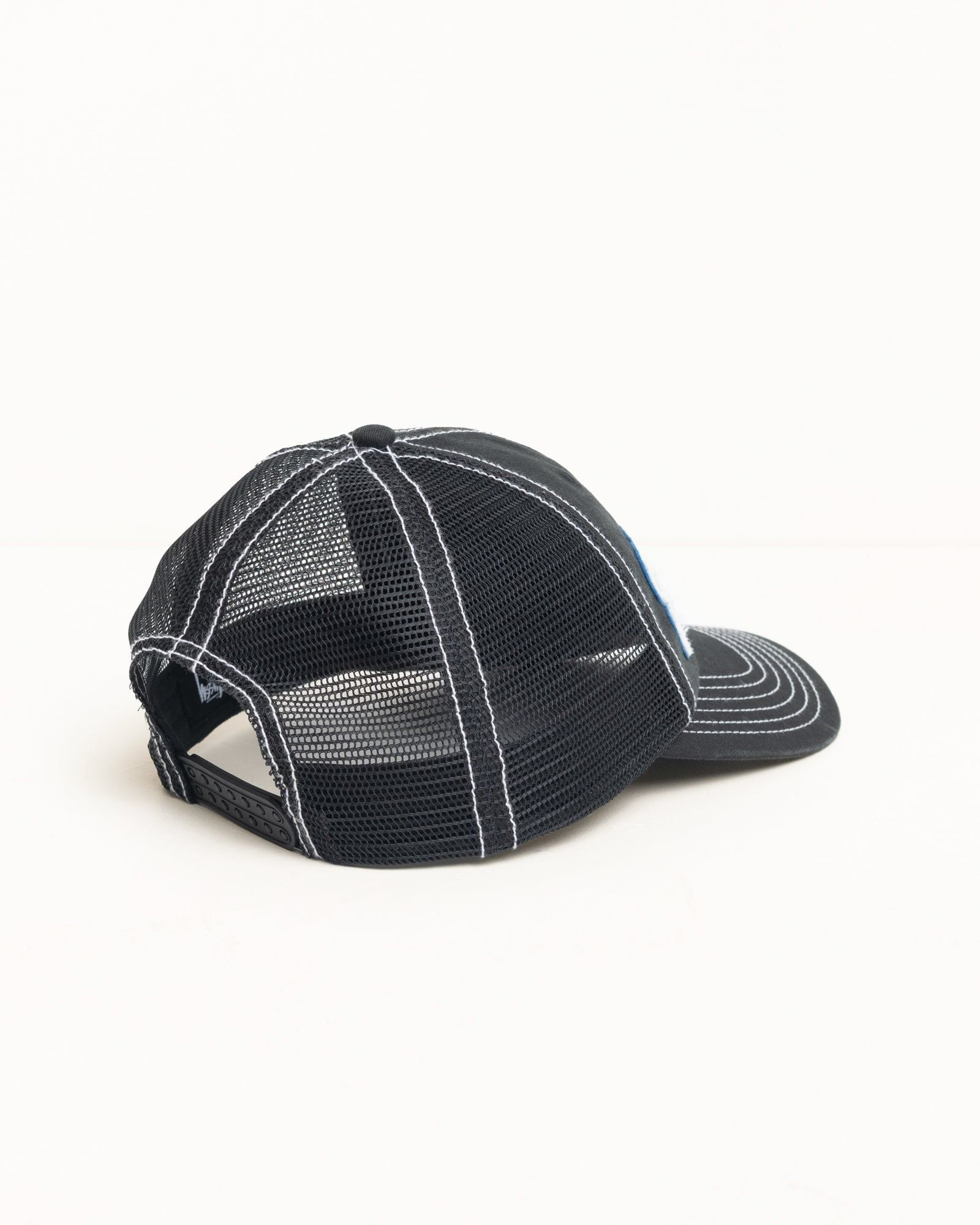 Alternative view of Mũ Stussy Burly Threads Trucker 'Black' 1311200