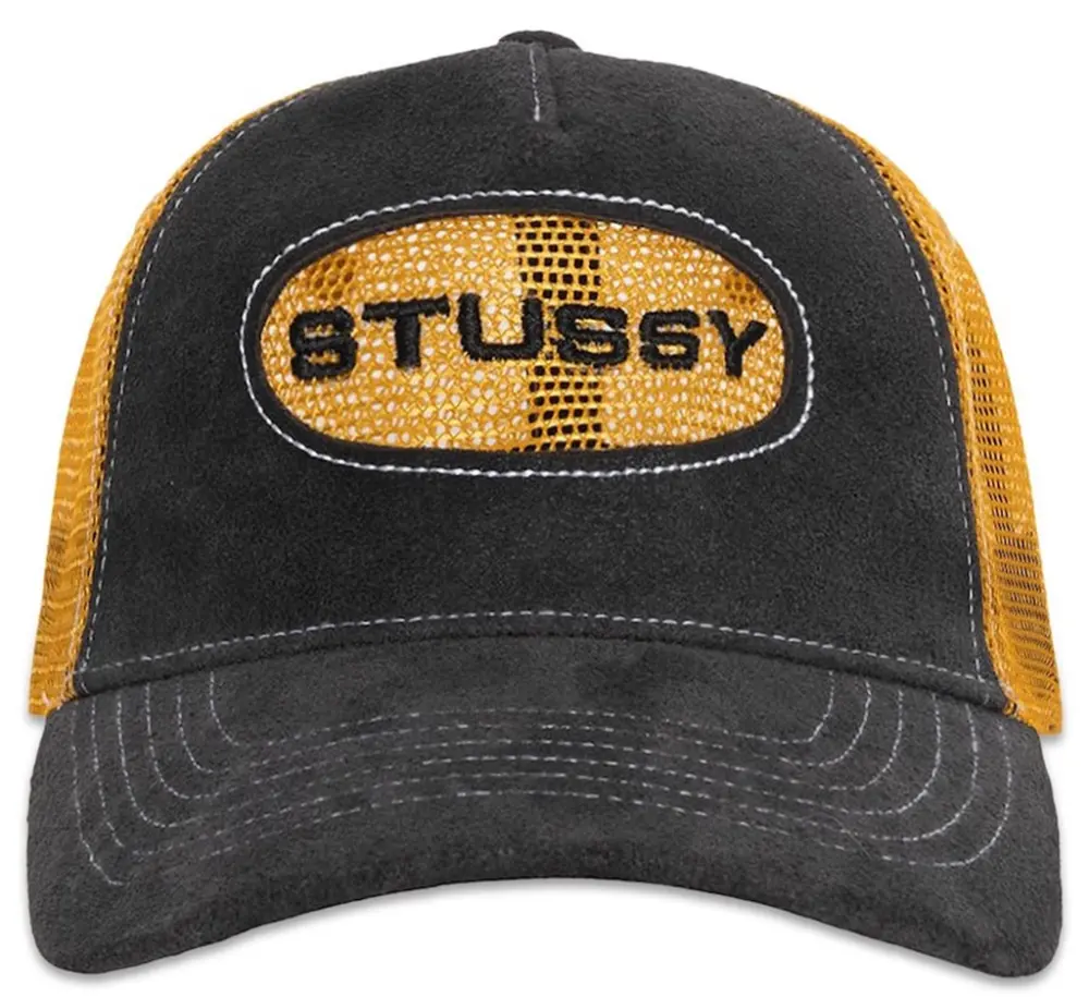 Mũ Stussy Low Pro Trucker Cut-Out Snapback 'Gold' 1311138