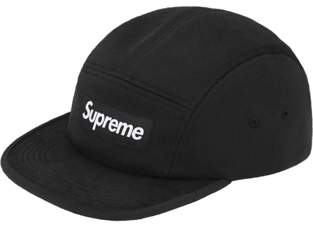 Mũ Supreme Wool Camp Cap 'Black' 7703453106380