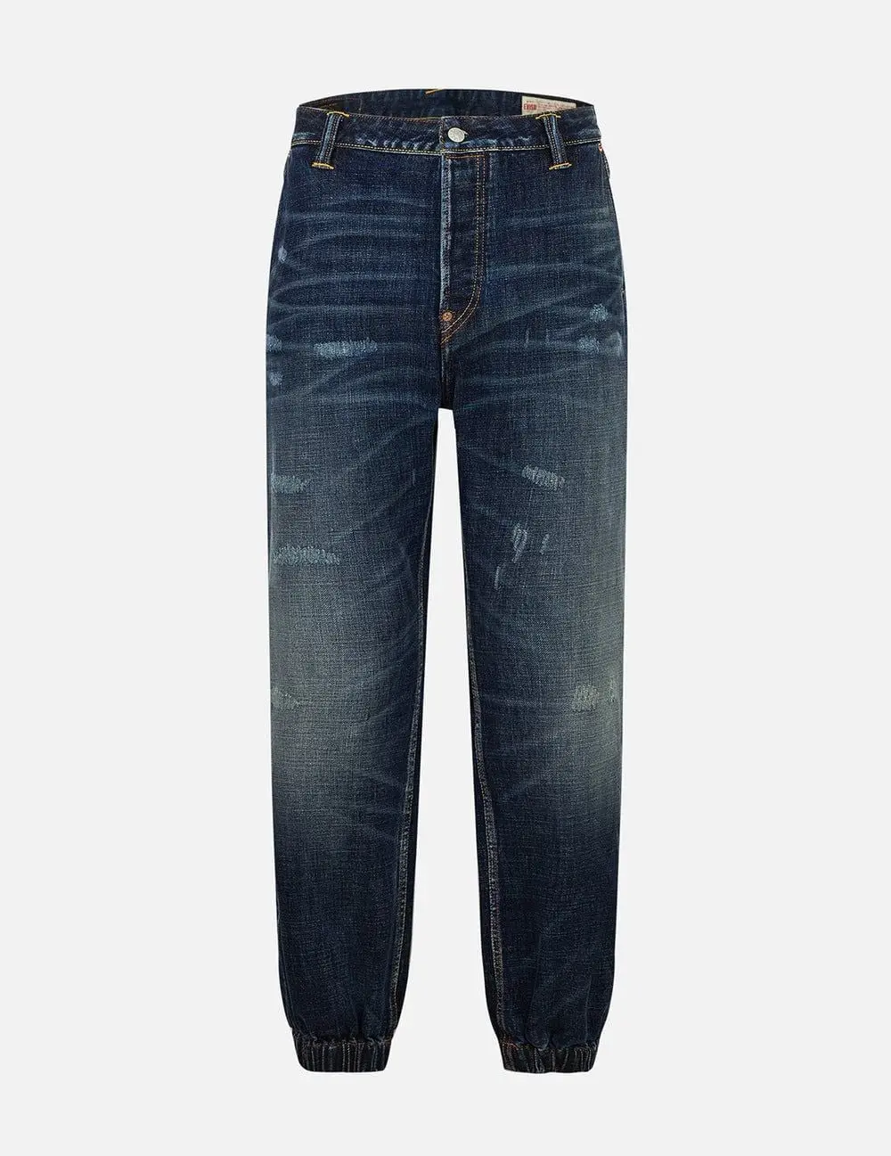 Quần Evisu Graffiti Seagull Logo Print Joggers 'Indigo' 2ESHTM5JO1066STDN - Ảnh 2