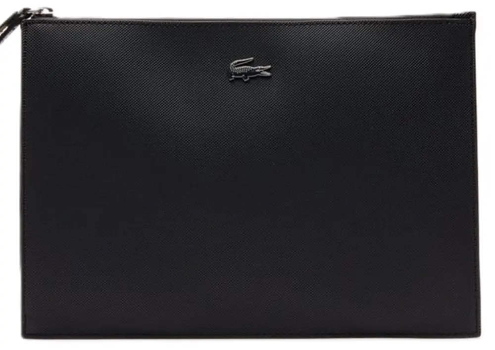 Túi Lacoste Anna Canvas Clutch 'Black' NF2791AA-A91