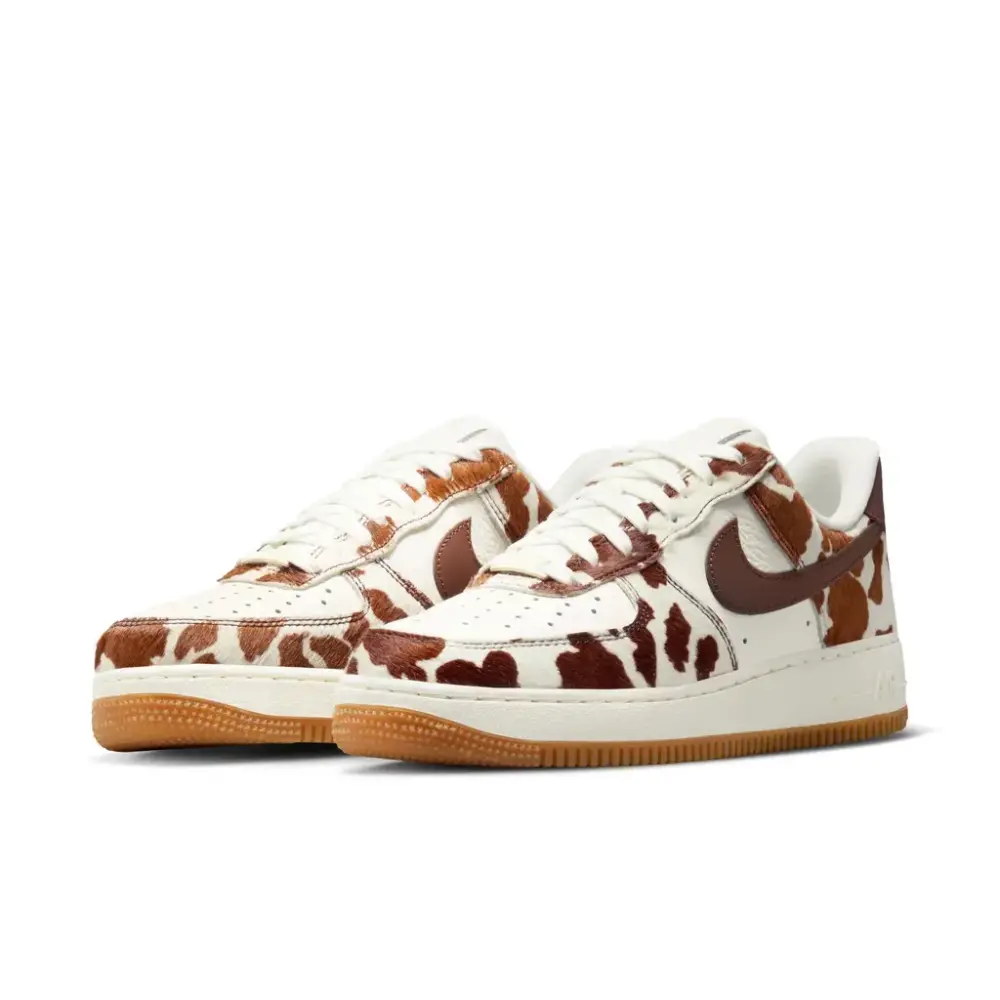 Alternative view of Giày Nike Air Force 1 Low Cow Print ‘Field Brown’ IO0442-200