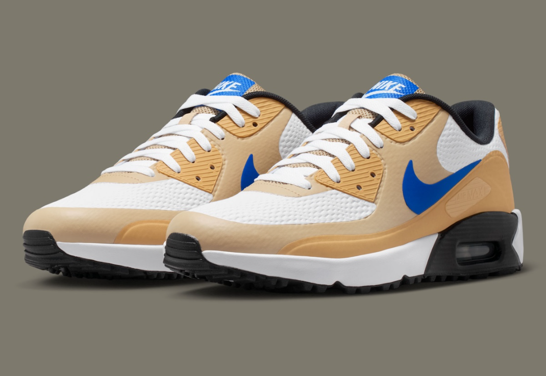 Giày Nike Air Max 90 Golf ‘White Linen Game Royal’ HV9305-106 - Ảnh 3