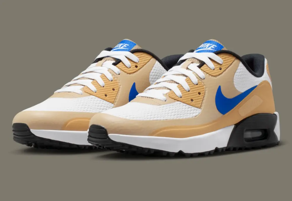 Giày Nike Air Max 90 Golf ‘White Linen Game Royal’ HV9305-106 - Ảnh 3