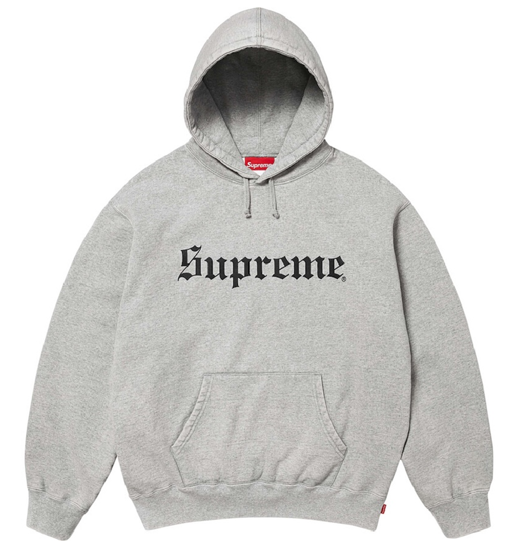 Áo Supreme Washed Old English Hooded Sweatshirt 'Green' 7703450091724