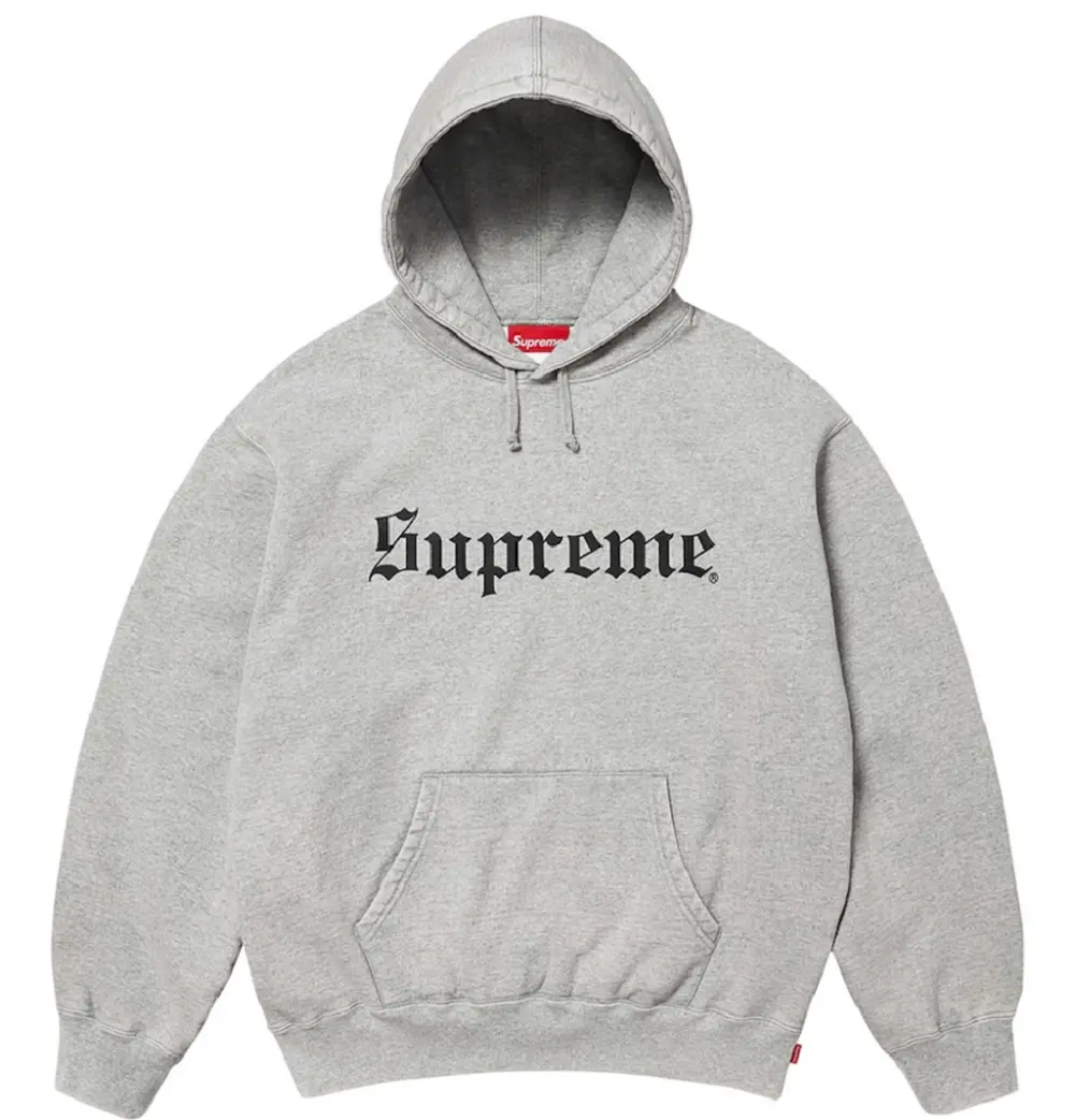 Áo Supreme Washed Old English Hooded Sweatshirt 'Green' 7703450091724
