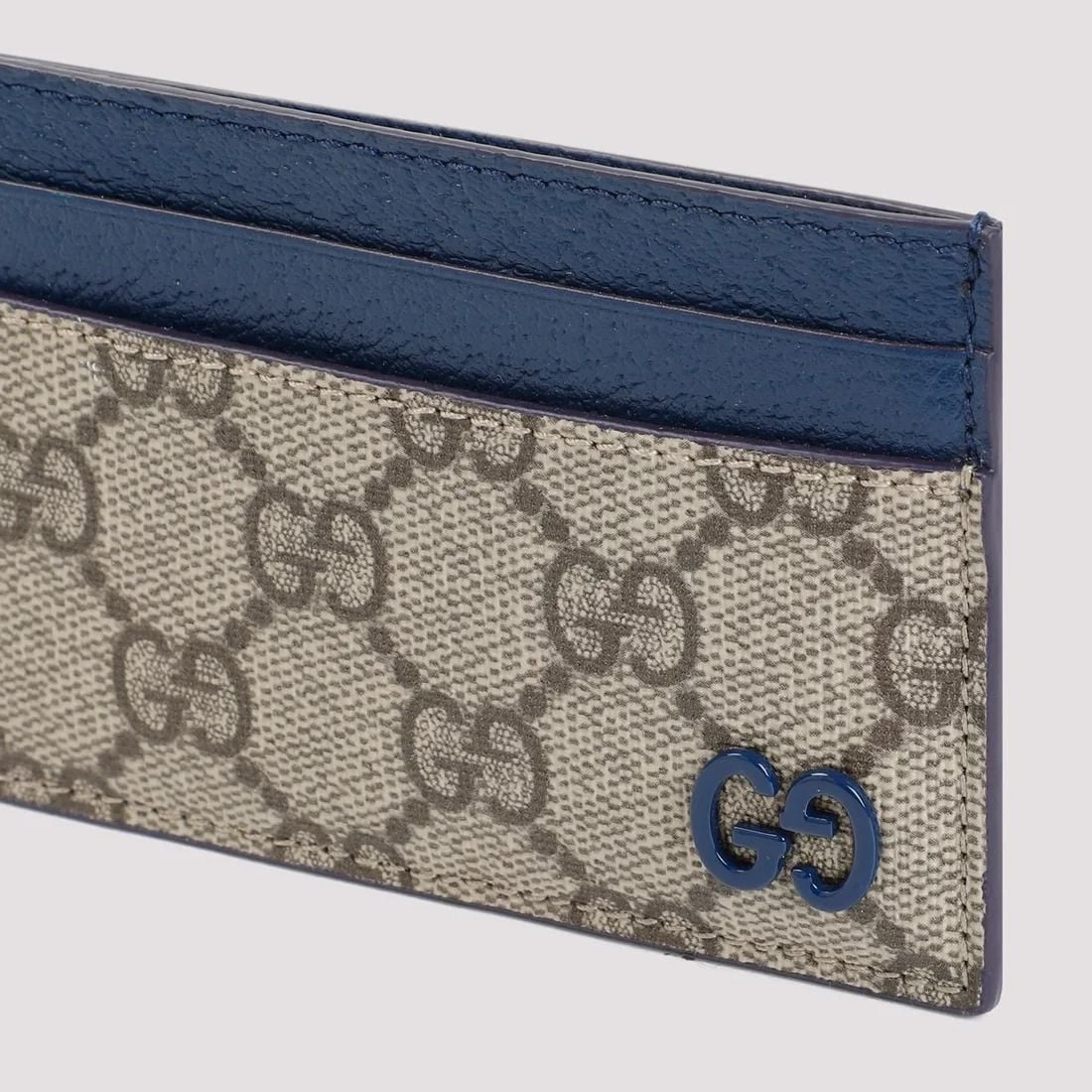 Ví Gucci Monogram Card Holder 'Beige Blue' 768248-FACQC-9751 - Ảnh 2