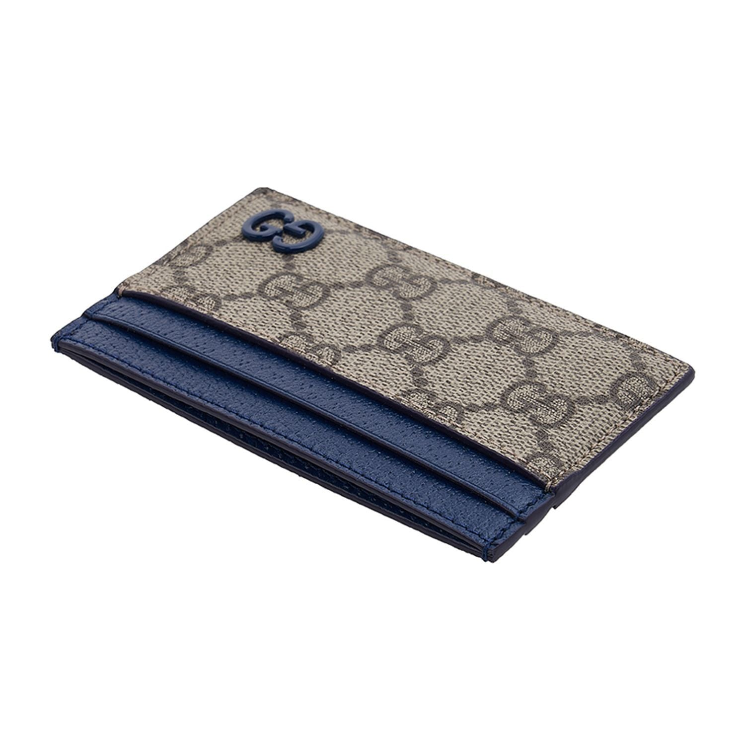 Ví Gucci Monogram Card Holder 'Beige Blue' 768248-FACQC-9751 - Ảnh 3