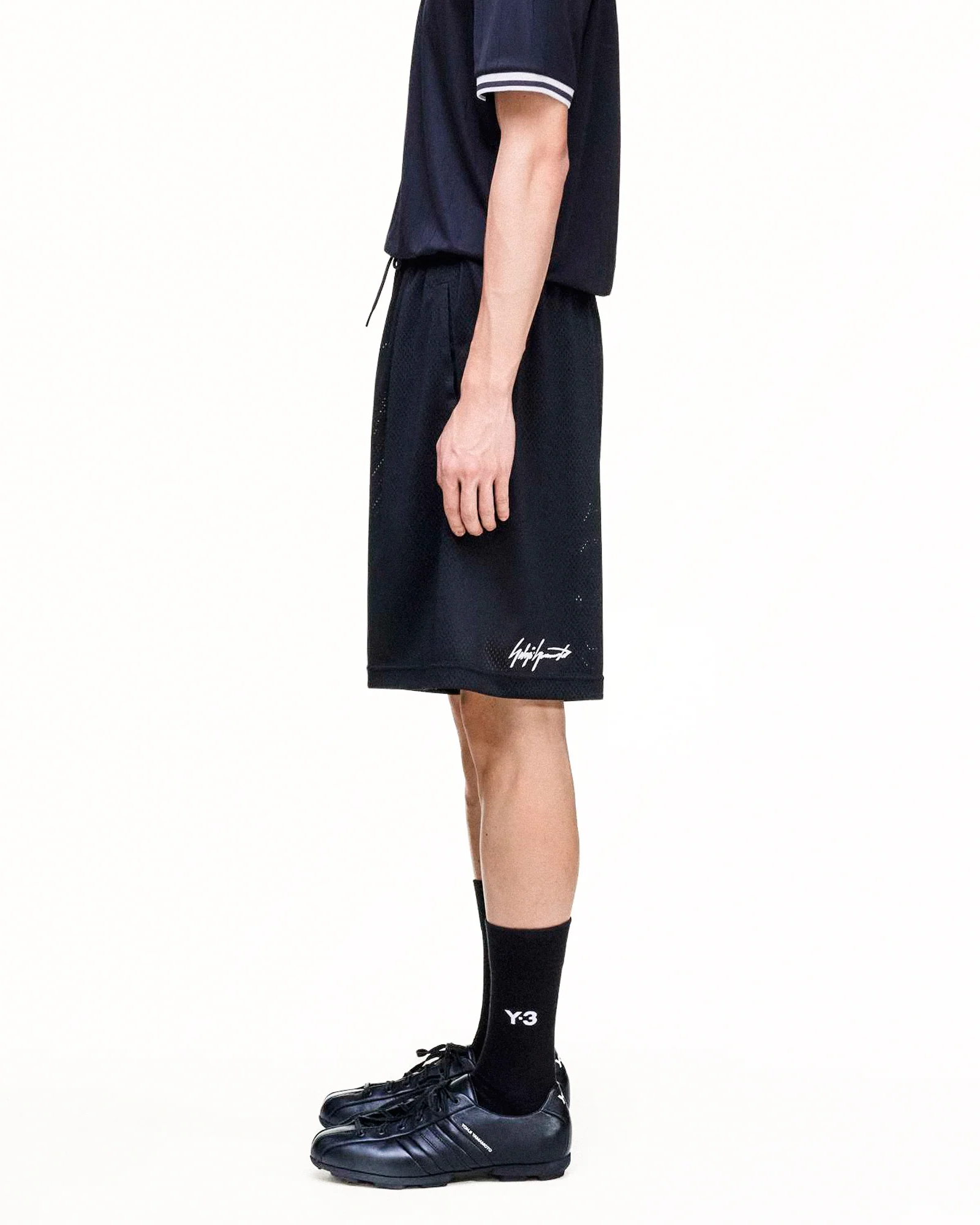 Quần adidas Y-3 Mesh Shorts 'Black' KF1083 - Ảnh 4