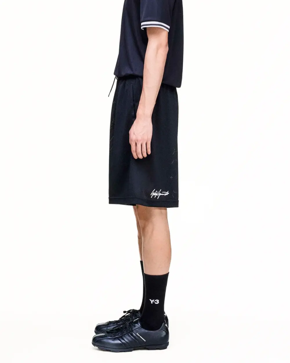 Quần adidas Y-3 Mesh Shorts 'Black' KF1083 - Ảnh 4