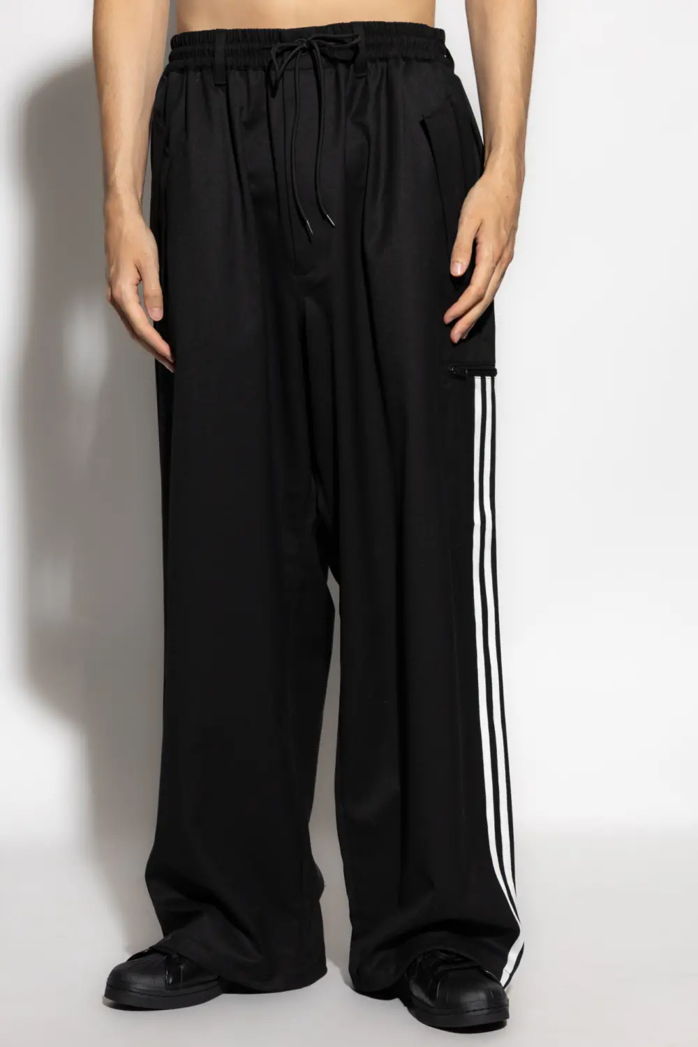 Quần Adidas Y-3 Refined Wool Straight Leg Pants 'Black' JX7275 - Ảnh 5