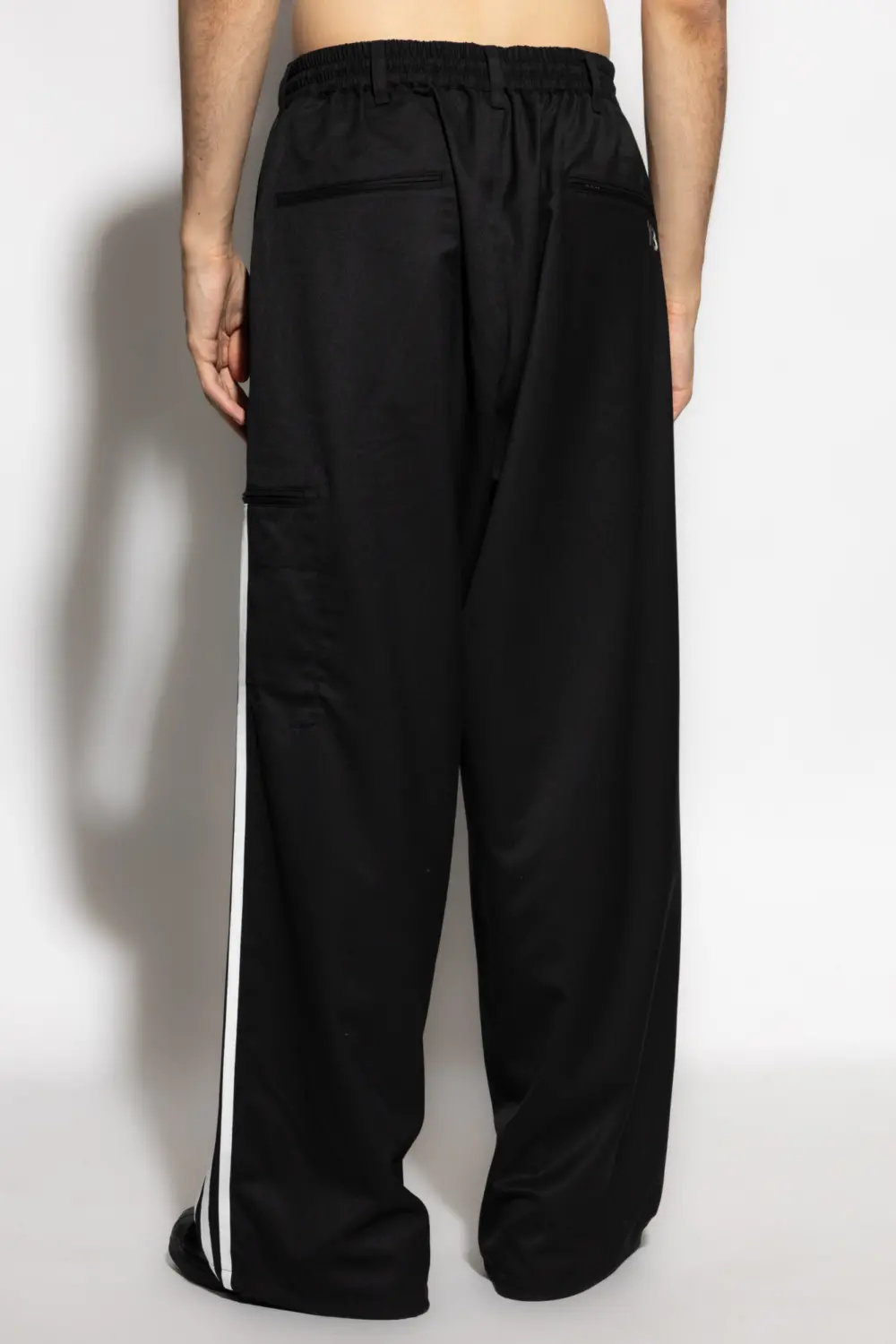 Quần Adidas Y-3 Refined Wool Straight Leg Pants 'Black' JX7275 - Ảnh 4