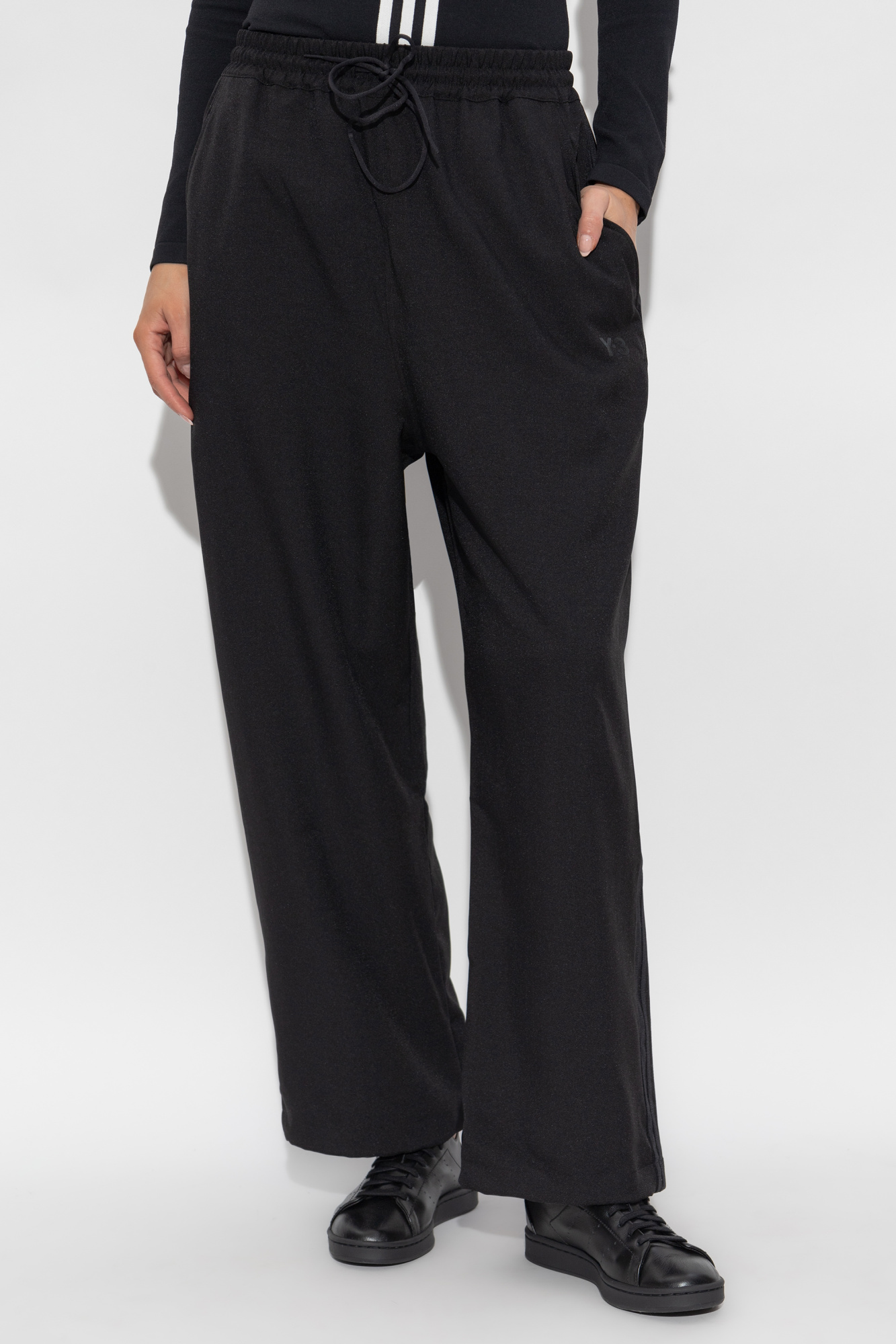 Alternative view of Quần Adidas Y-3 W 3Stripes Track Pants 'Black' JV6772