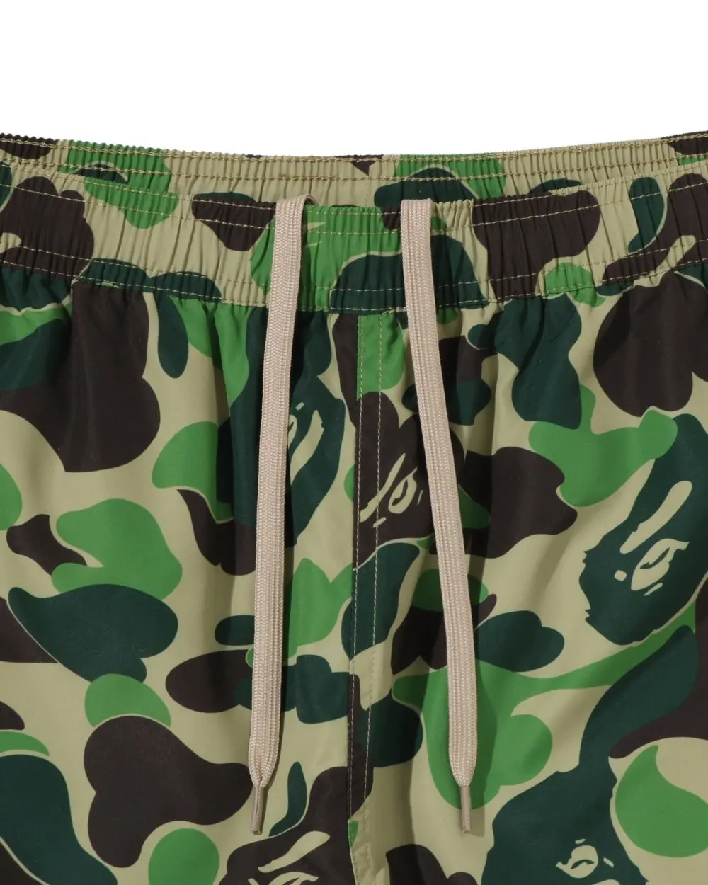 Alternative view of Quần Bape Camo Ape Head One Point Beach Shorts 'Green' 0ZXSPM008531Q