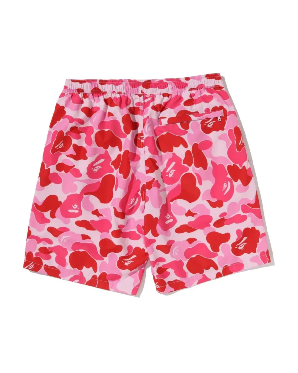 Quần Bape Camo Ape Head One Point Beach Shorts 'Pink' 0ZXSPM008531Q - Ảnh 4