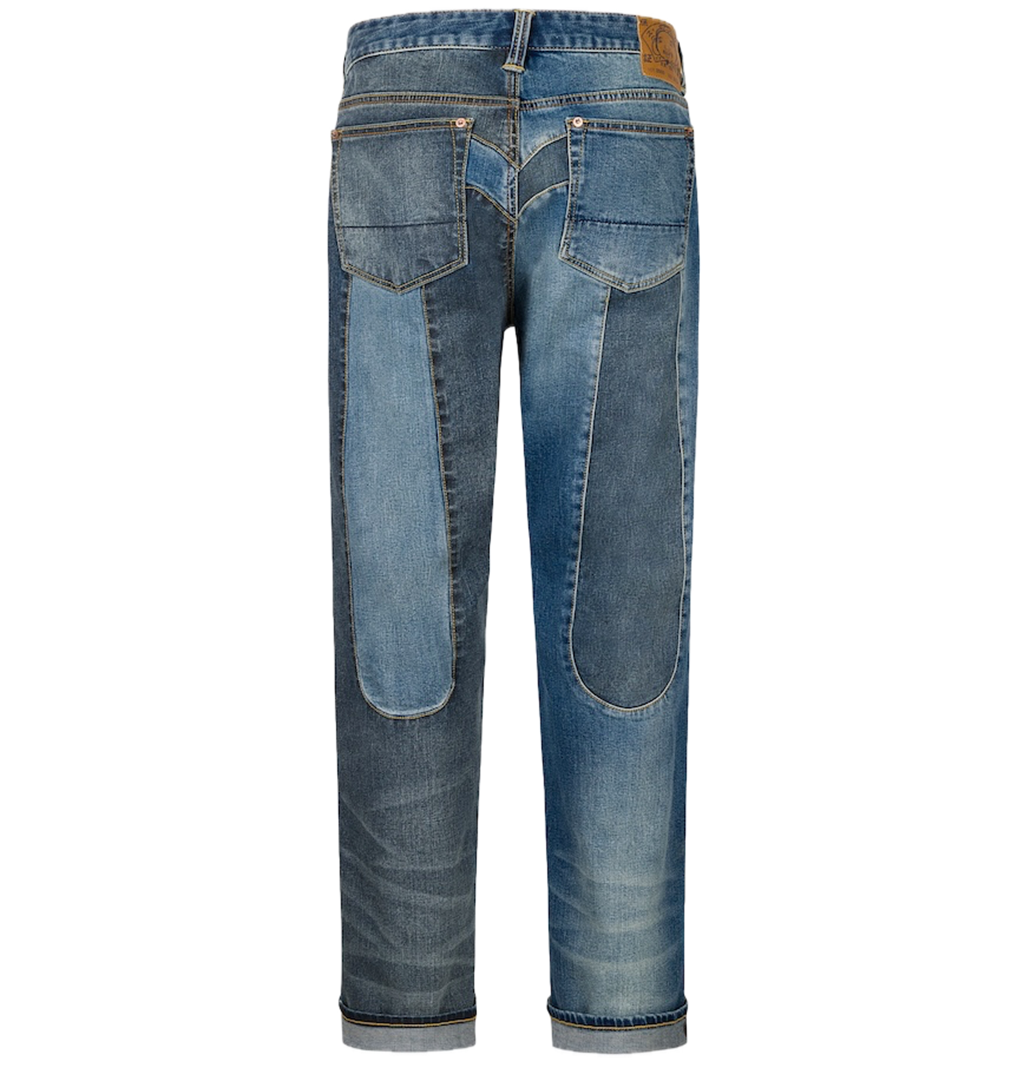 Quần Evisu 2-Tone Inserted Daicock Jeans 'Indigo' 2ESHTM5JE101500DN