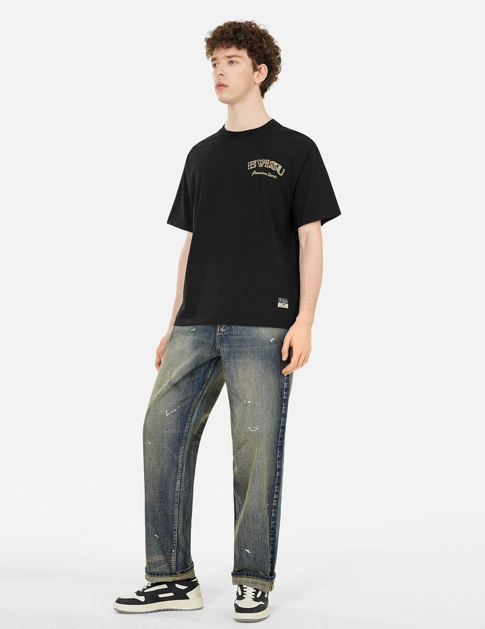 Quần Evisu 7-Pocket Design Vintage Jeans 'Indigo' 2ESHTM5JE100538DN - Ảnh 3