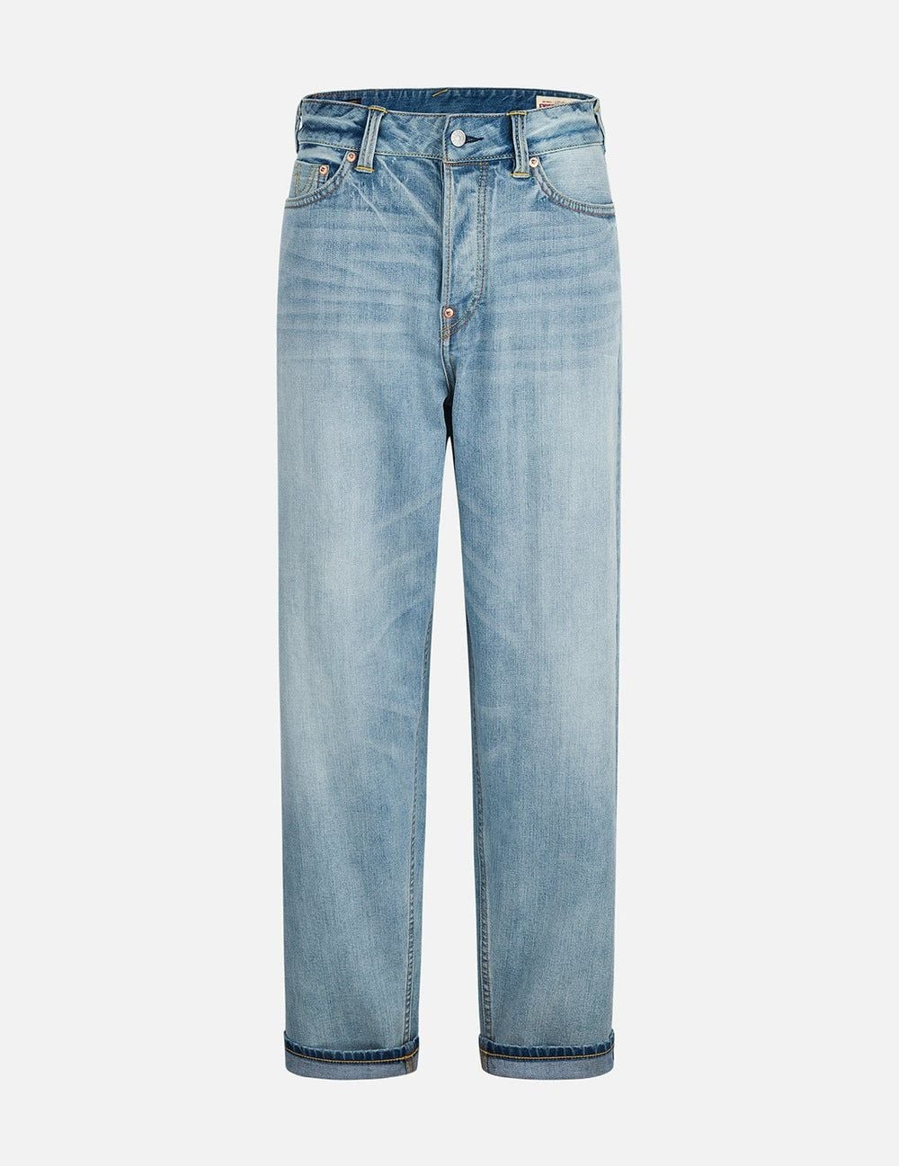 Alternative view of Quần Evisu 7-Pocket Design Washed Jeans 'Indigo' 2ESHTM5JE100630DN