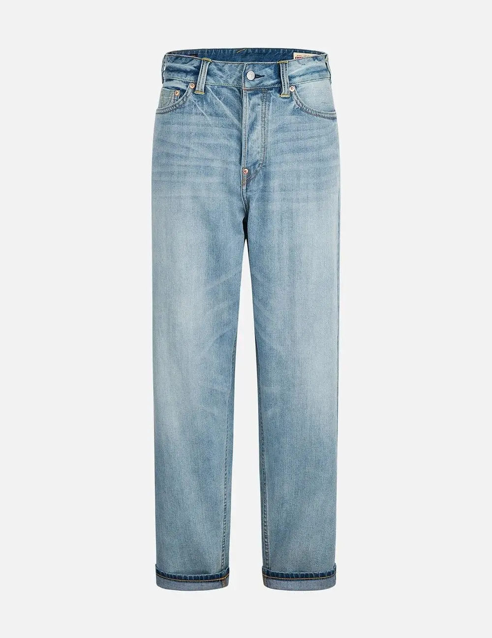 Alternative view of Quần Evisu 7-Pocket Design Washed Jeans 'Indigo' 2ESHTM5JE100630DN