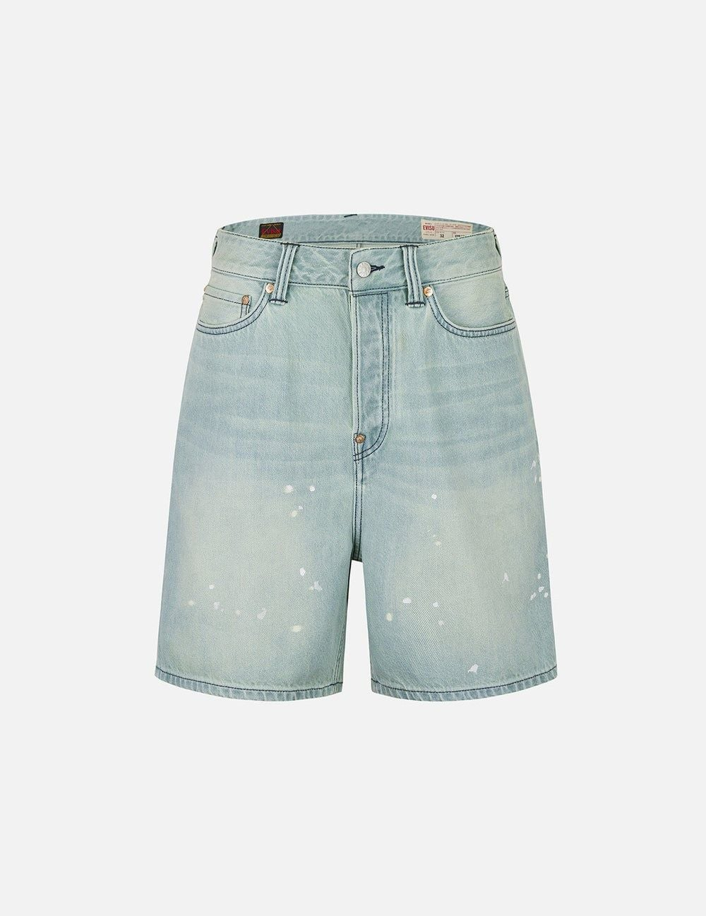 Alternative view of Quần Evisu Daicock Print Oversized Shorts 'Denim' 2ESHTM5DS1165OSDN