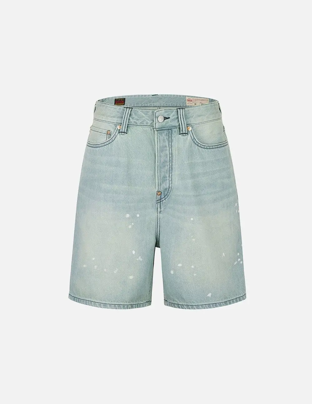 Alternative view of Quần Evisu Daicock Print Oversized Shorts 'Denim' 2ESHTM5DS1165OSDN