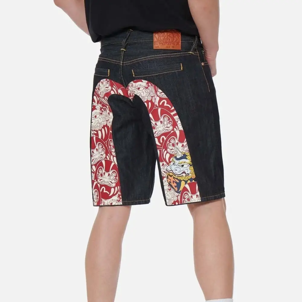 Alternative view of Quần Evisu Denim Shorts 'Black' 2ESHTM2DS207XXCT