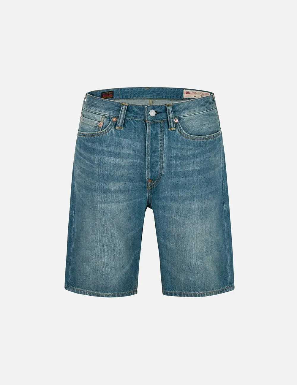 Quần Evisu Floral Daicock Shorts 'Denim' - Ảnh 4