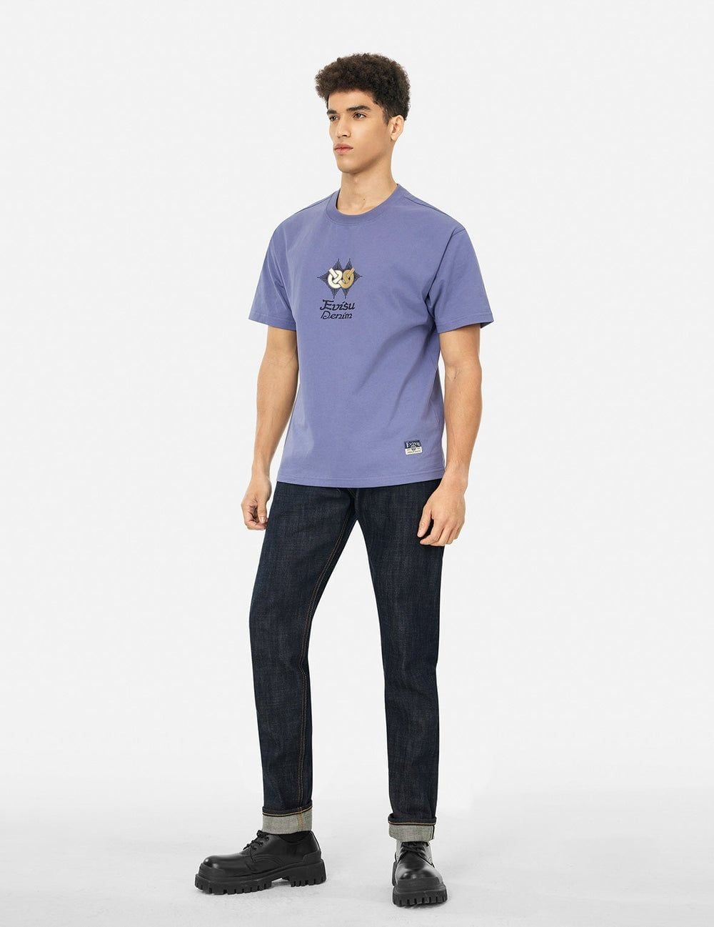 Quần Evisu Hakutaku Daicock Jeans 'Indigo' 2ESHTM5JE100817DN - Ảnh 3