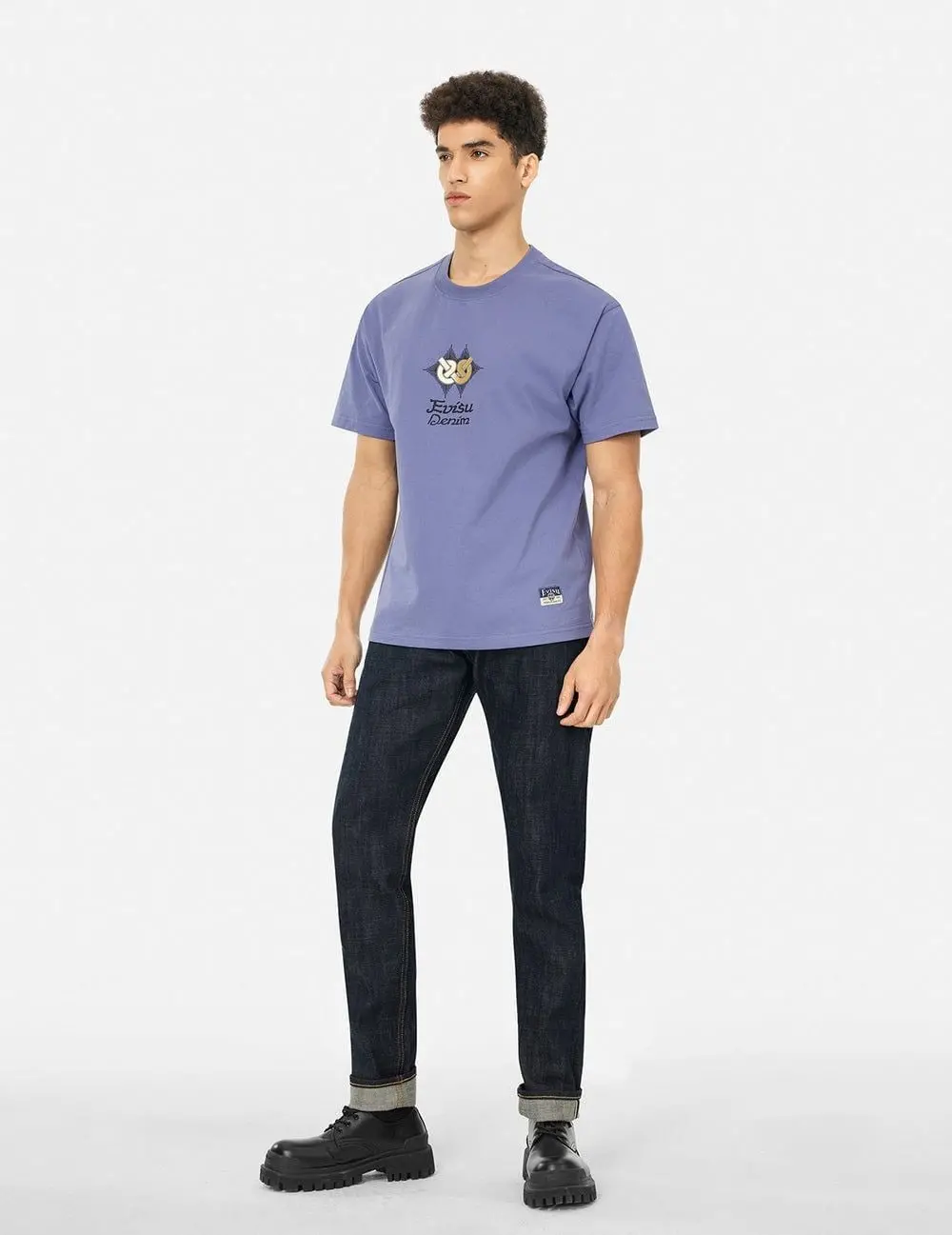 Quần Evisu Hakutaku Daicock Jeans 'Indigo' 2ESHTM5JE100817DN - Ảnh 3