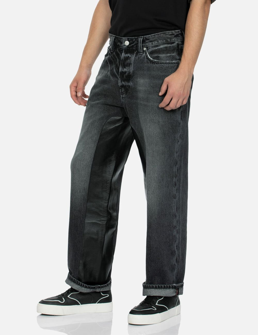 Quần Evisu Inlay Seagull Jeans 'Black' 2EAMAM4JE1137BGDN - Ảnh 5