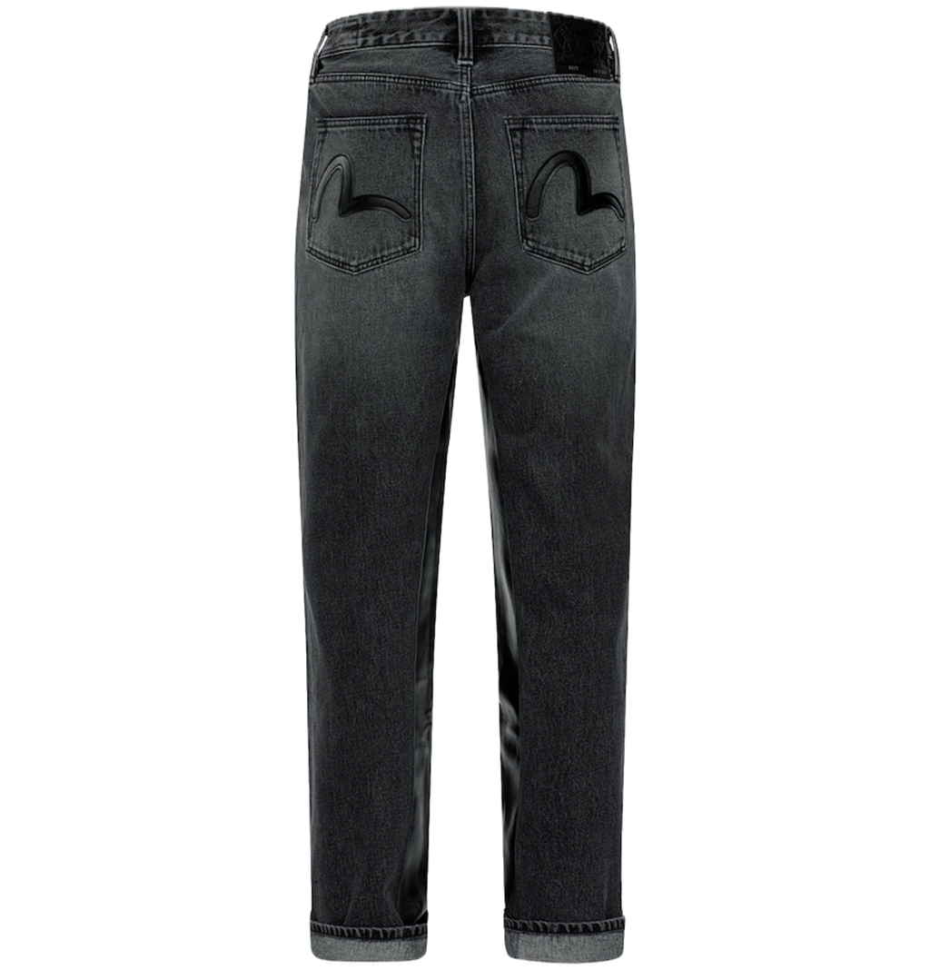 Quần Evisu Inlay Seagull Jeans 'Black' 2EAMAM4JE1137BGDN