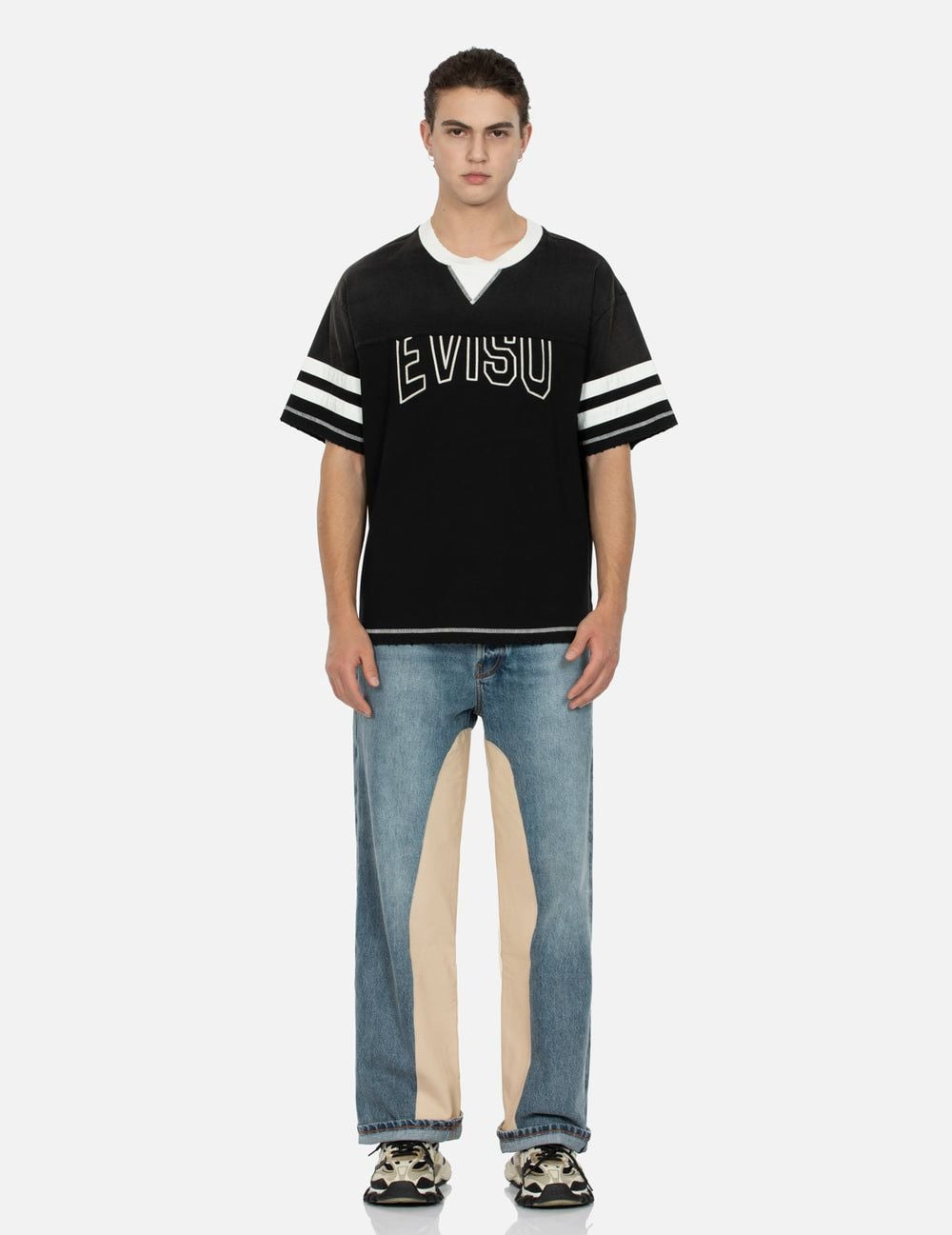 Alternative view of Quần Evisu Inlay Seagull Jeans 'Indigo' 2EAMAM4JE1137BGDN