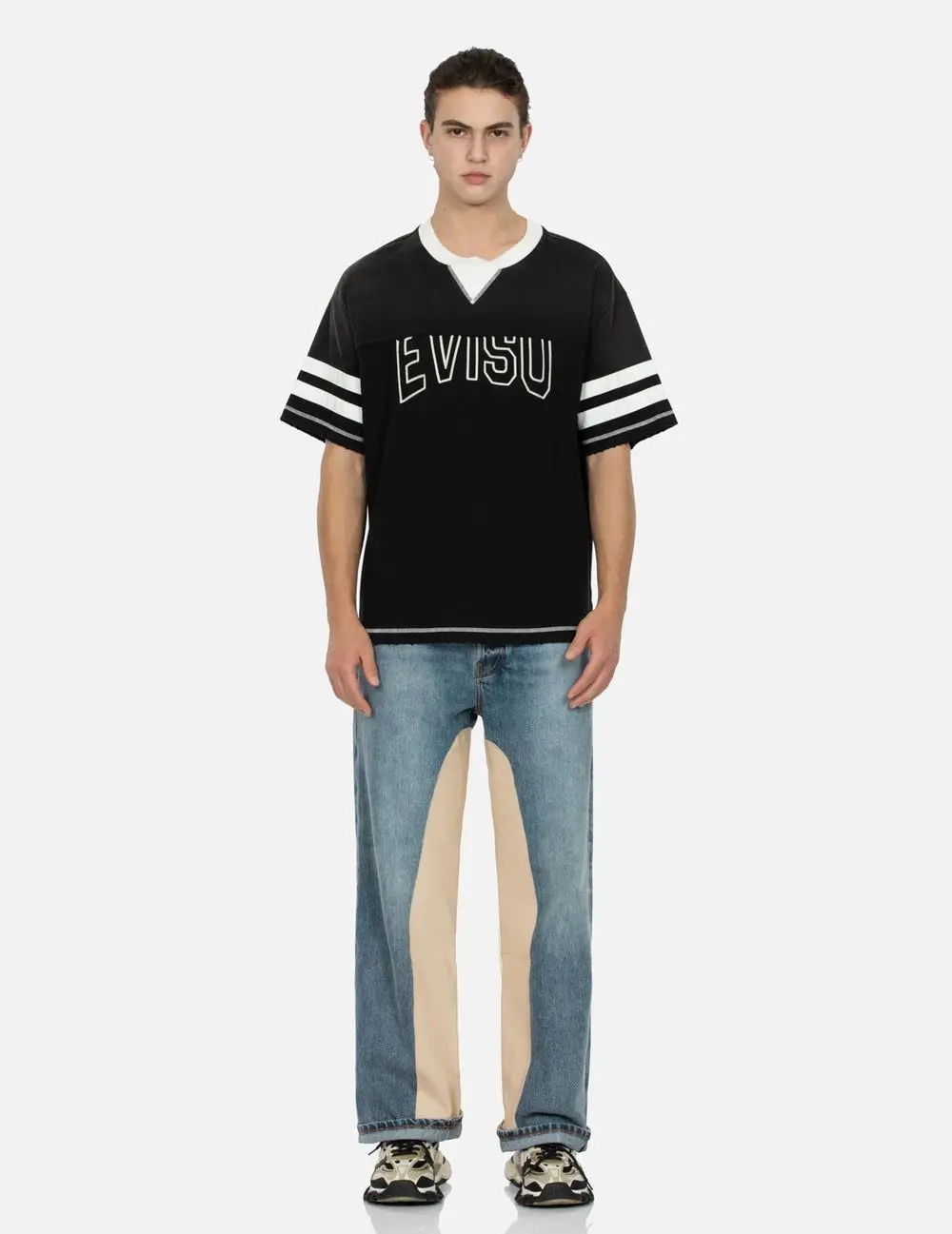 Alternative view of Quần Evisu Inlay Seagull Jeans 'Indigo' 2EAMAM4JE1137BGDN