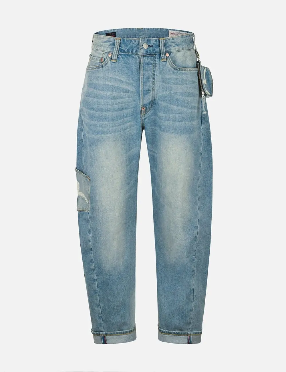 Alternative view of Quần Evisu Multi-Pocket Seagull Print Jeans 'Indigo' 2ESHTM5JE10233DDN