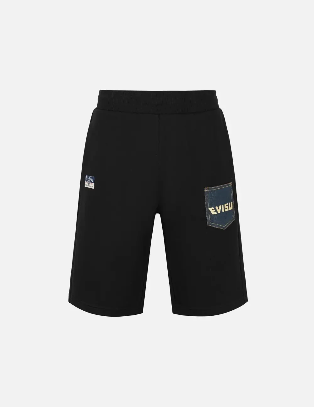Quần Evisu Multi-Pocket Sweatshorts 'Black' 2ESHTM5ST1182XXCT - Ảnh 4