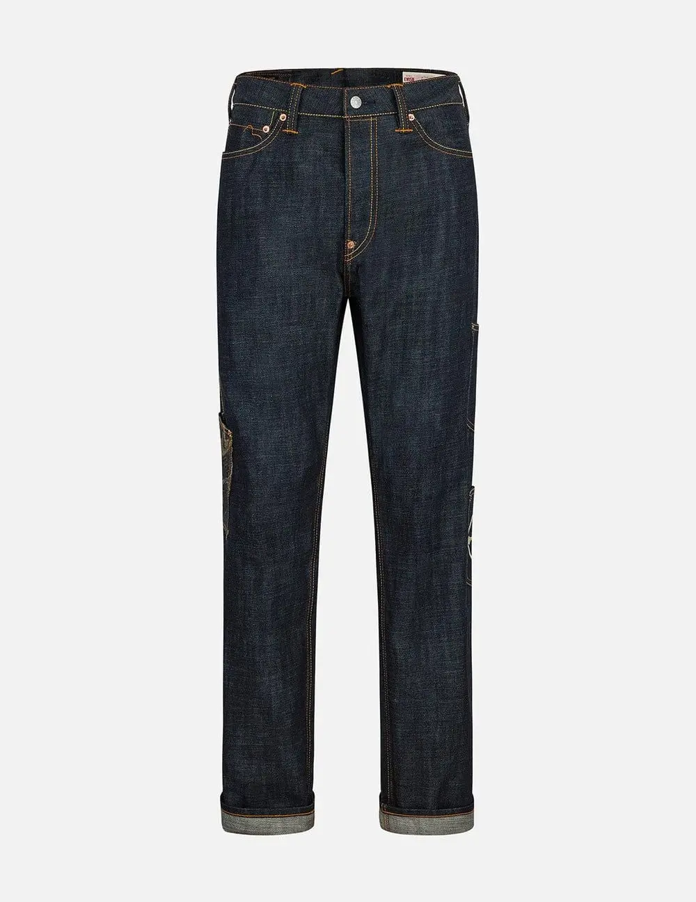 Alternative view of Quần Evisu Multi-Pocket with Brocade Patch 'Indigo' 2ESHTM5JE100700DN