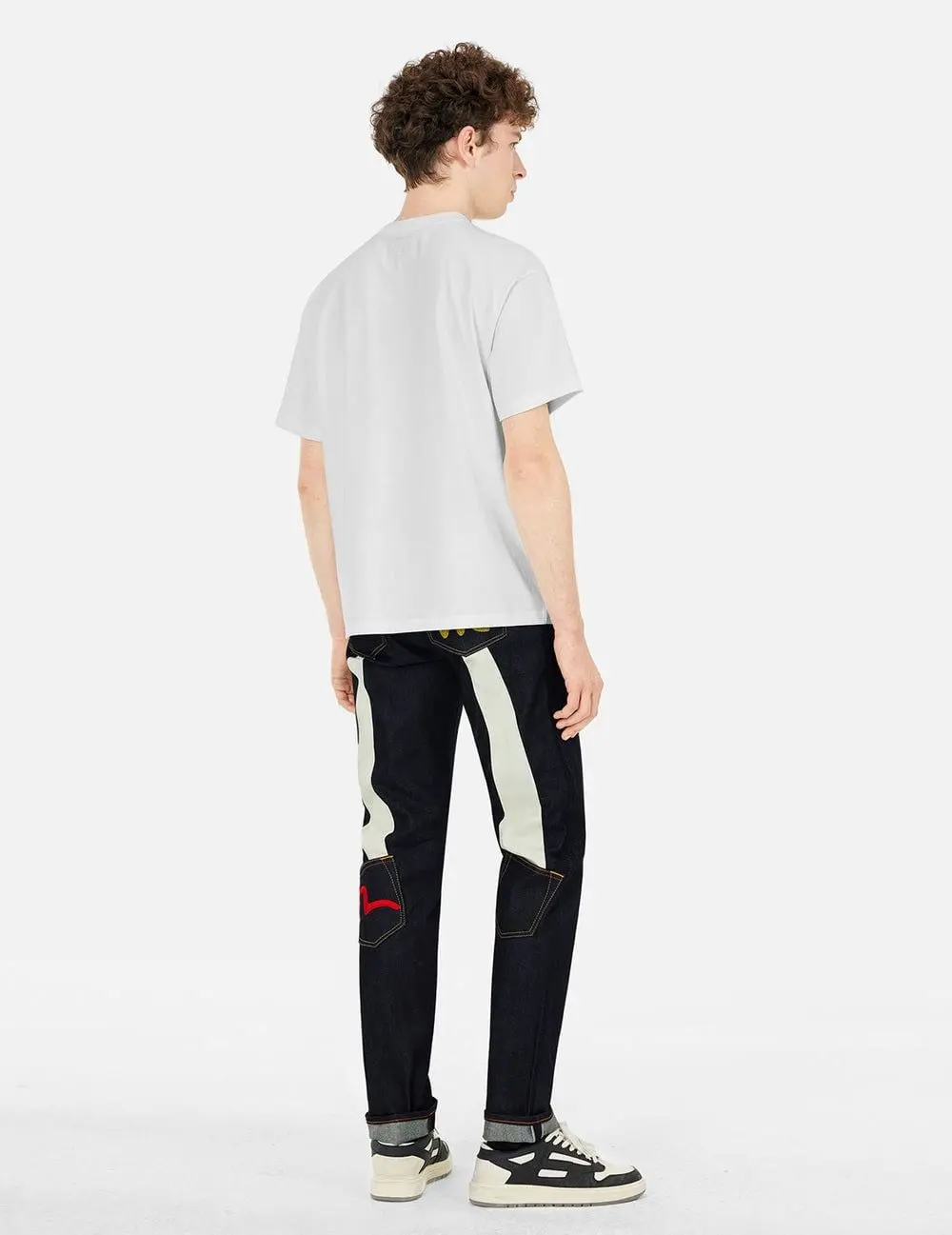 Quần Evisu Red Seagull Daicock Print Jeans 'Indigo' 2ESHTM5JE700817CT - Ảnh 4