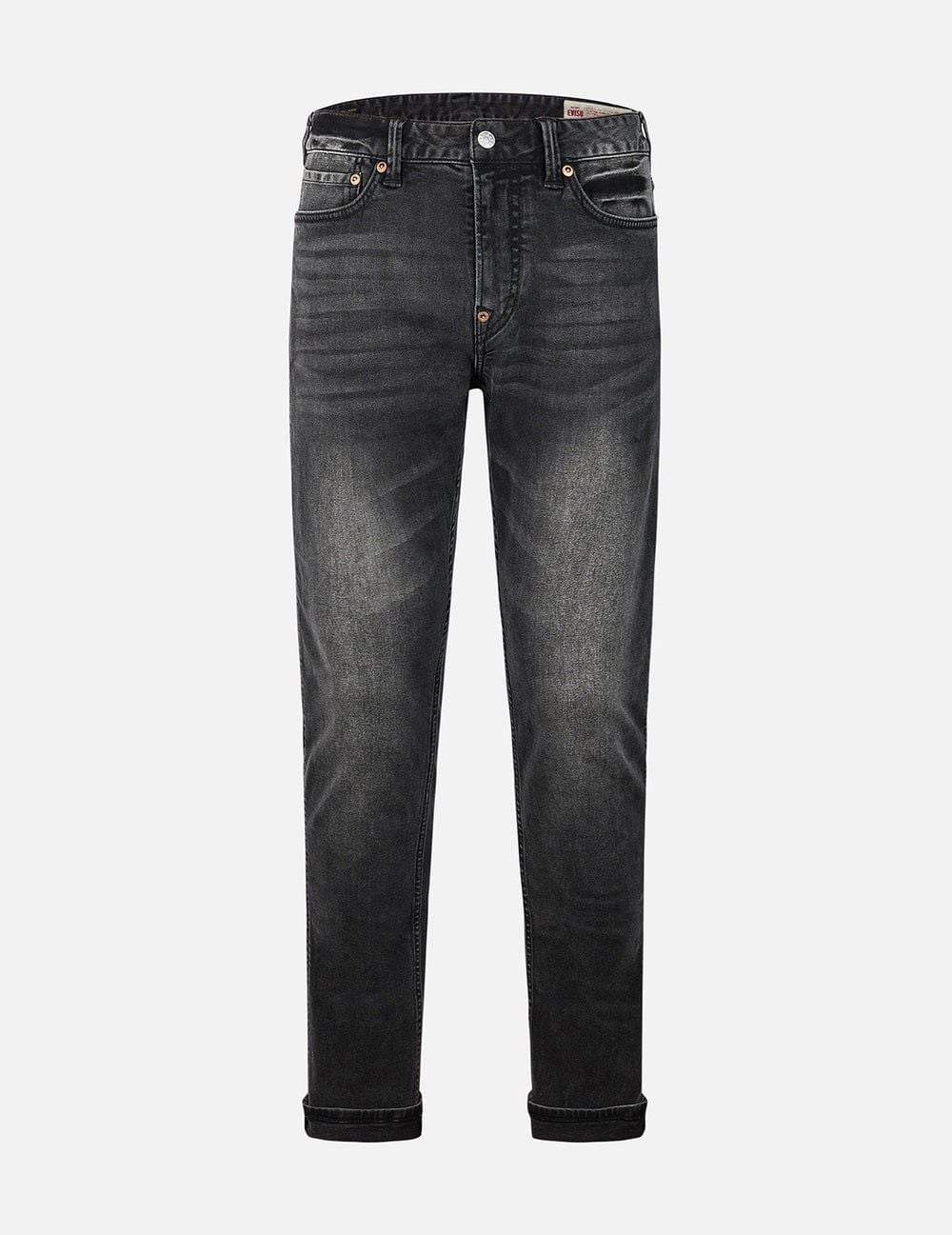 Quần Evisu Seagull and Kamon Print 'Indigo' 2ESHTM5JE114428DN - Ảnh 4