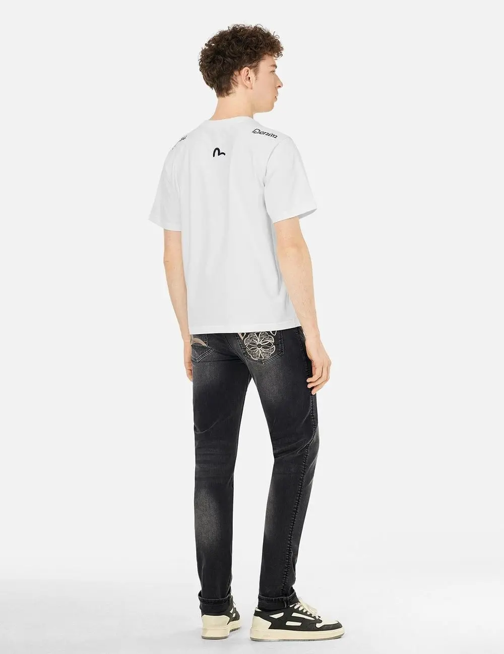 Alternative view of Quần Evisu Seagull and Kamon Print 'Indigo' 2ESHTM5JE114428DN