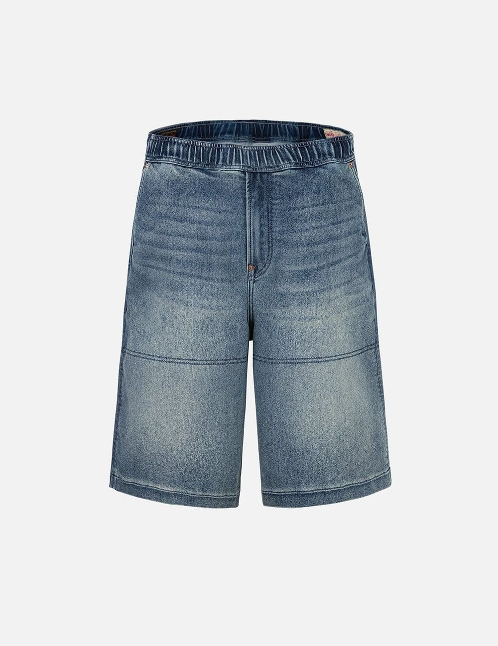Alternative view of Quần Evisu Seagull and Logo Appliqué Shorts 'Denim'