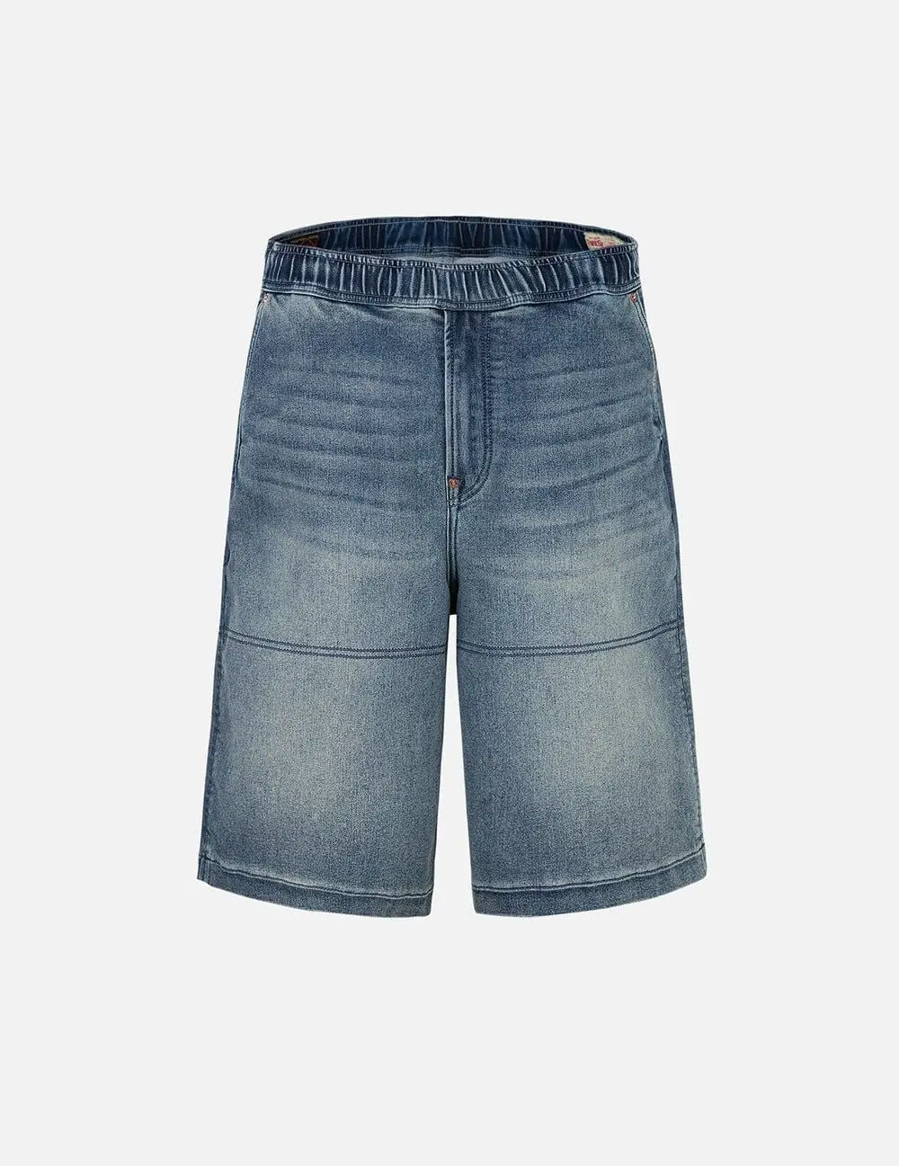 Alternative view of Quần Evisu Seagull and Logo Appliqué Shorts 'Denim'