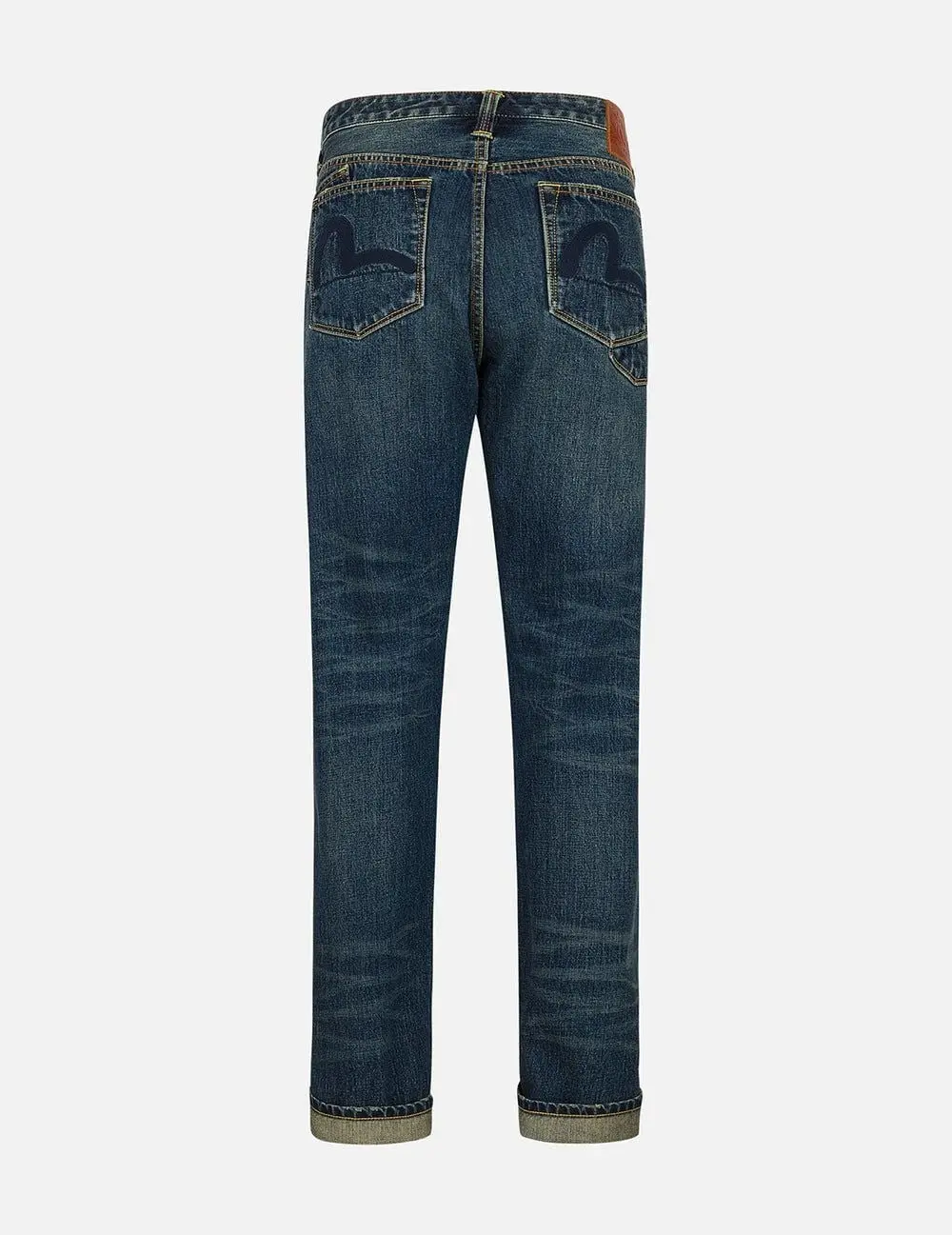 Alternative view of Quần Evisu Seagull Appliqué Embroidery 'Indigo' 2ESHTM5JE100100DN