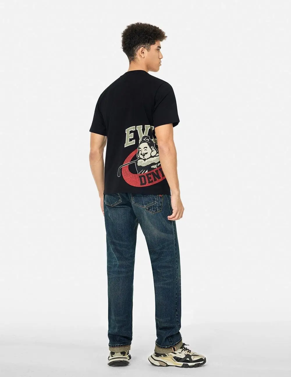 Quần Evisu Seagull Appliqué Embroidery 'Indigo' 2ESHTM5JE100100DN - Ảnh 3