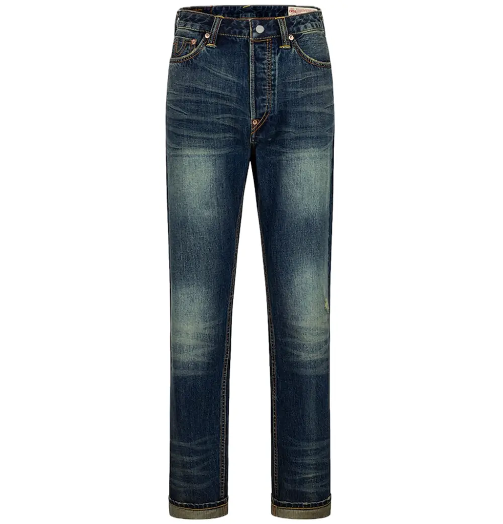 Quần Evisu Seagull Appliqué Embroidery 'Indigo' 2ESHTM5JE100100DN